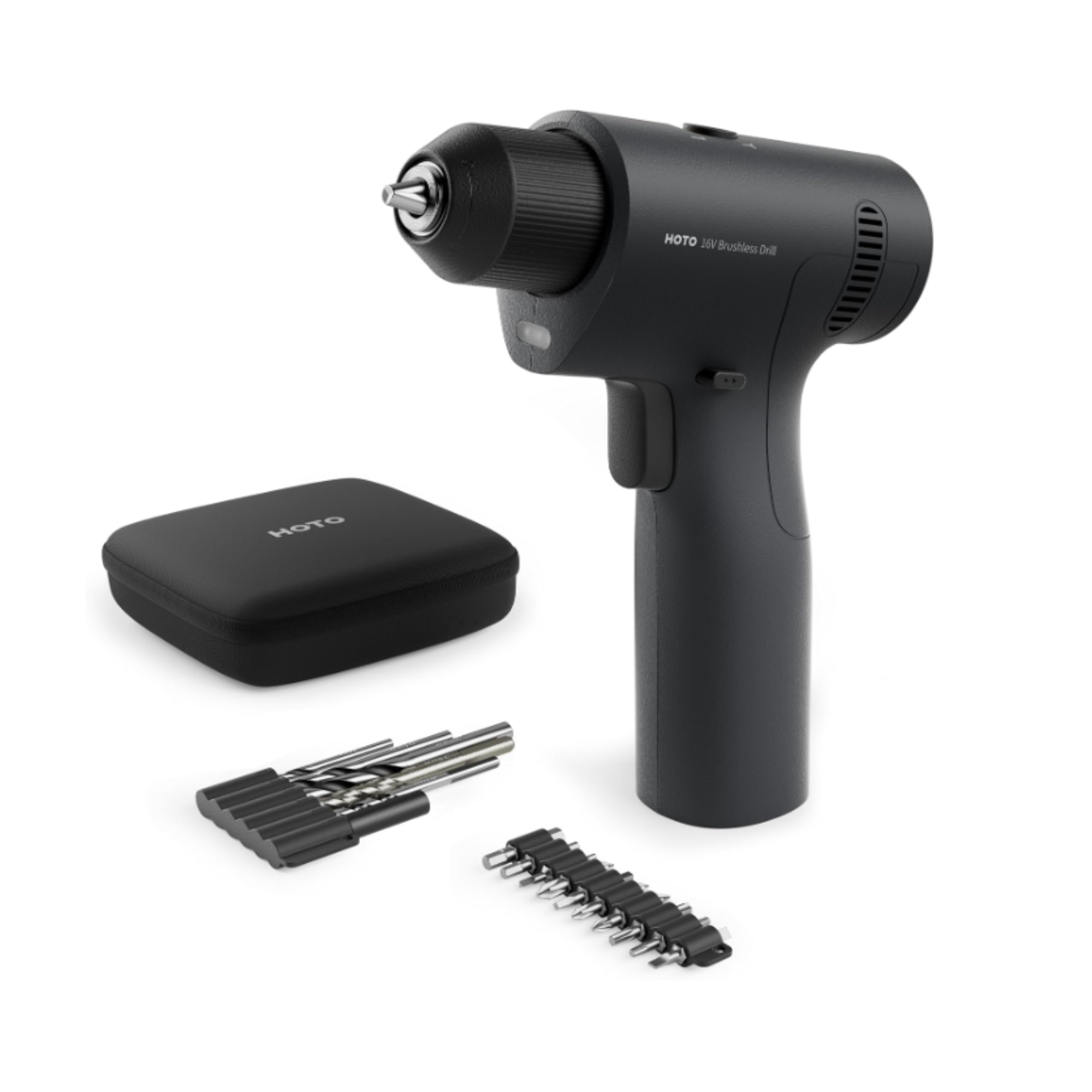 HOTO 16V Brushless Drill - Drill with Confidence