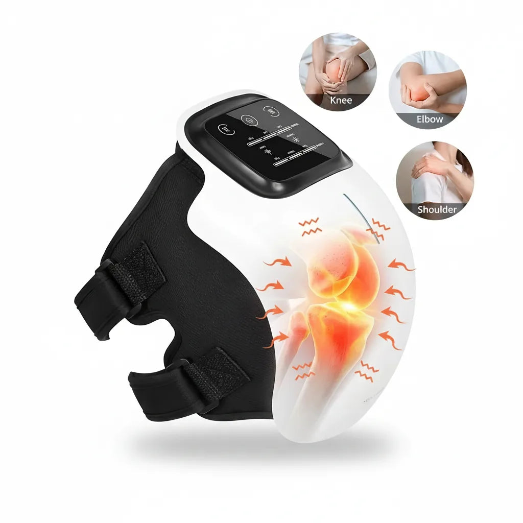 Rechargeable Electric Knee Shoulder Massager Heat Therapy Device