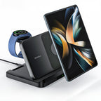 3 In 1 Foldable Wireless Charging Station For Samsung Galaxy