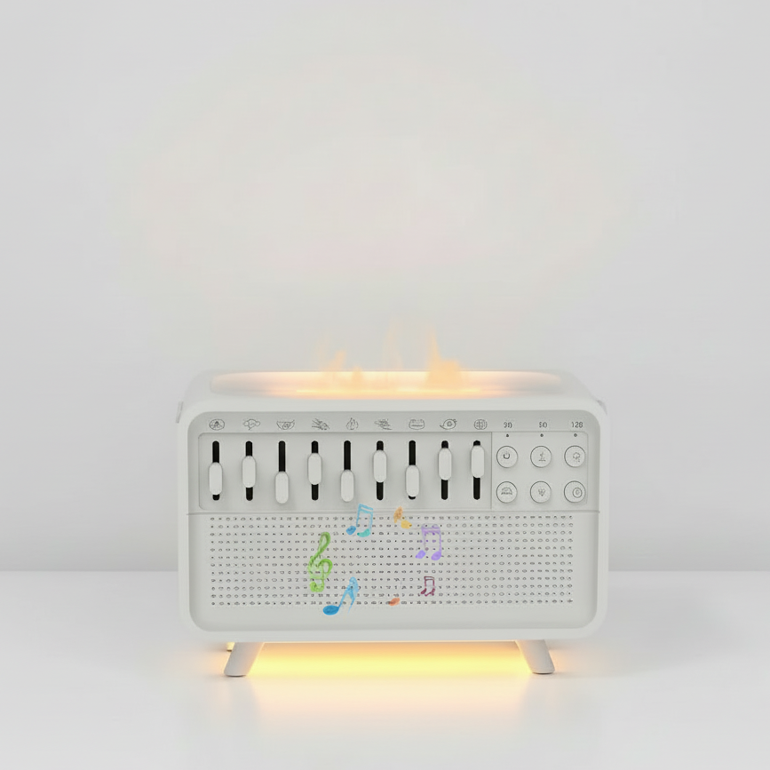 3 In 1 Bluetooth Humidifier With White Noise And Ambient Light