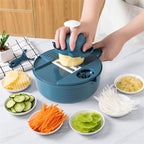 Multifunctional Salad Chopper With Precision Cutting Blades
