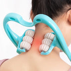 6 Wheel Neck And Shoulder Massager With Deep Tissue Relief