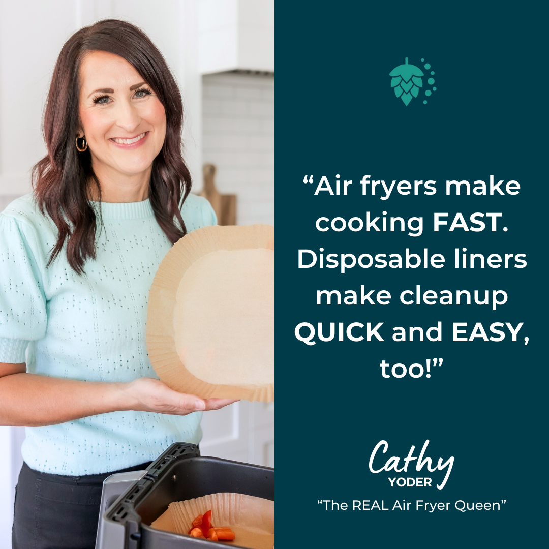 Premium Disposable Air Fryer Paper Liners By Cathy Yoder
