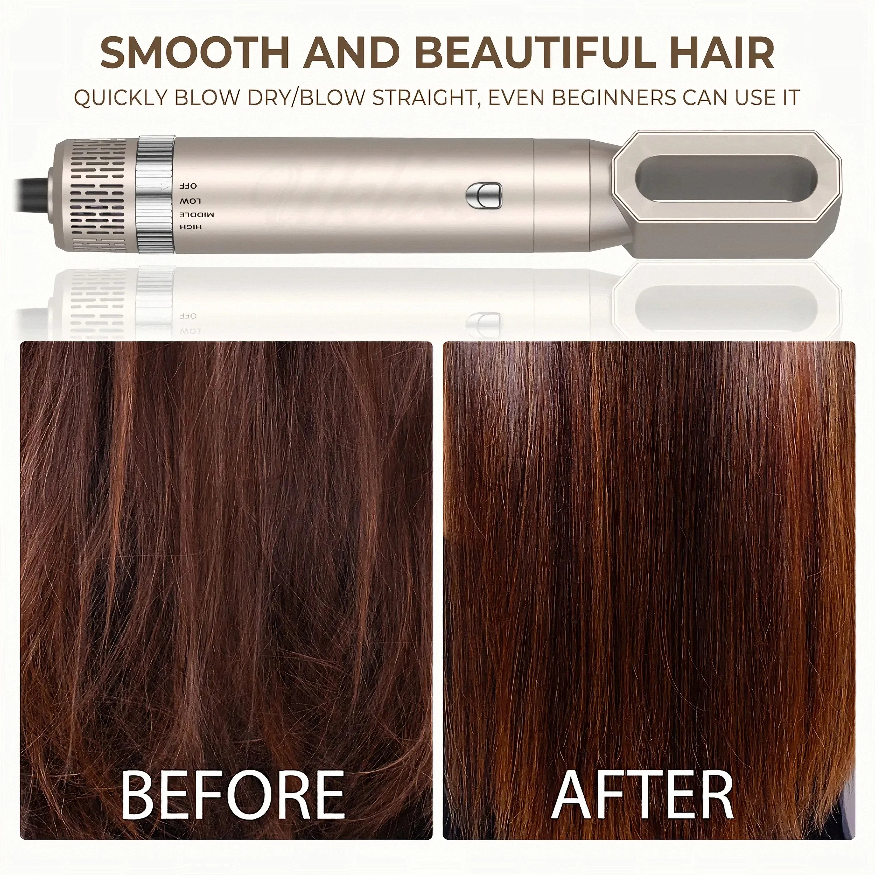 6 In 1 Hair Dryer Brush And Volumizer For Salon Style Results