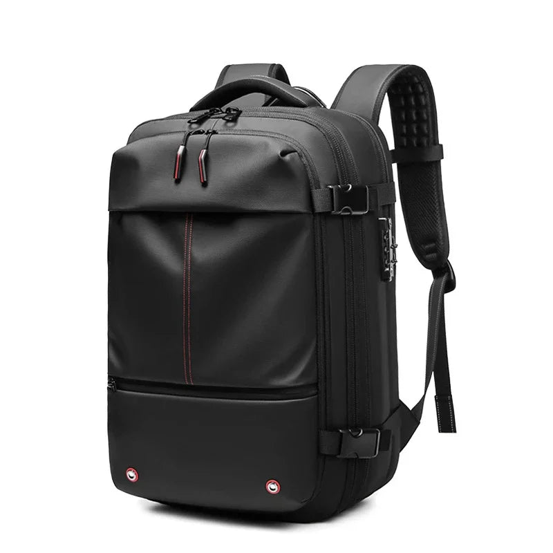 Water Resistant TSA Lock Ready Vacuum Compression Travel Backpack