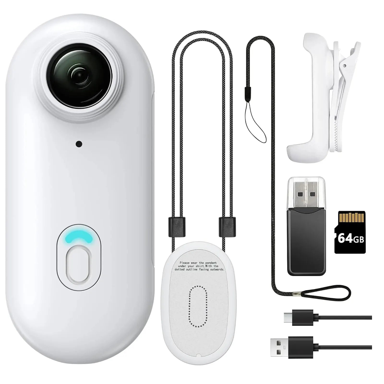 Portable Mini POV Camera For Hands Free 1080P Recording