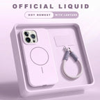 Magnetic iPhone Case With Lanyard And MagSafe Support