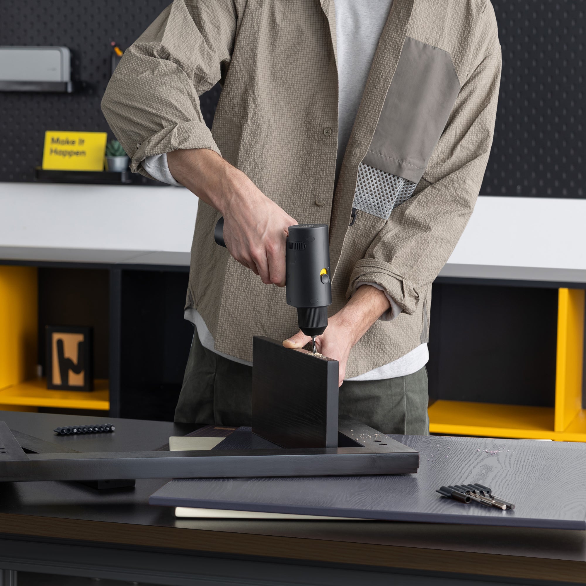 HOTO 16V Brushless Drill - Drill with Confidence