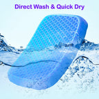 Breathable Gel Seat Cushion With Cooling Comfort And Pressure Relief