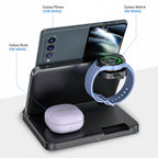3 In 1 Foldable Wireless Charging Station For Samsung Galaxy