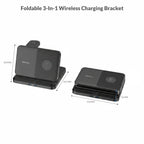 3 In 1 Foldable Wireless Charging Station For Samsung Galaxy