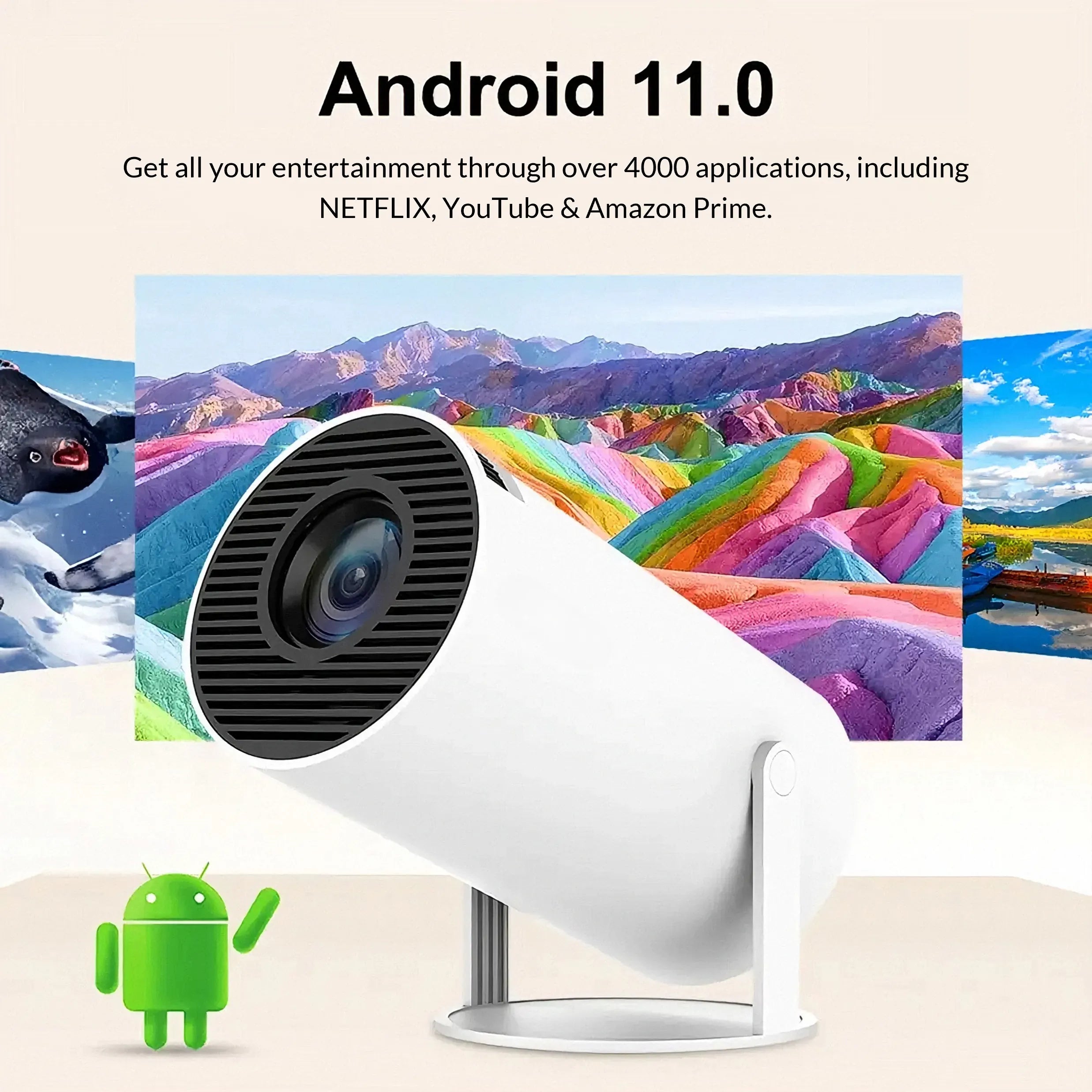 HY300 Mini Cinema Device With HD Display And Smart Features
