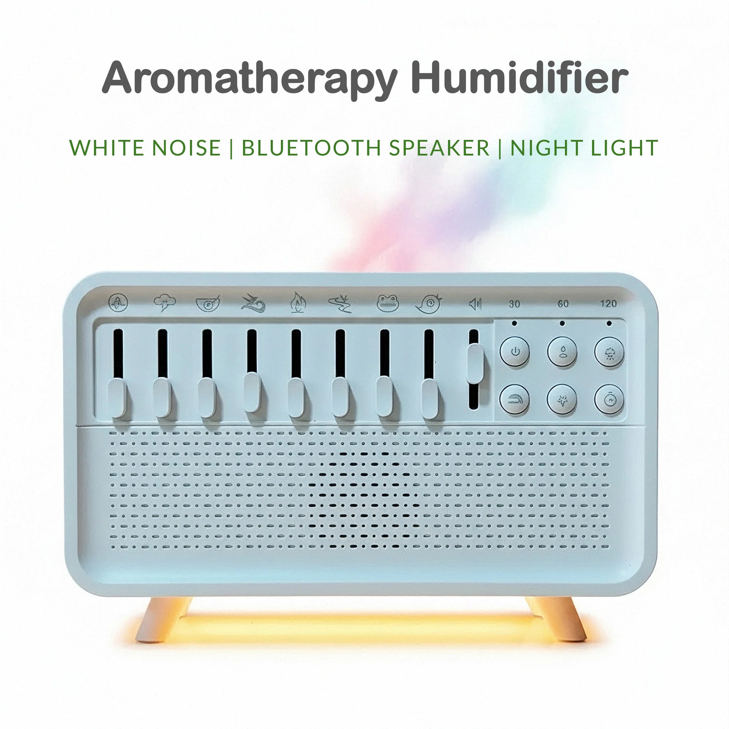 3 In 1 Bluetooth Humidifier With White Noise And Ambient Light