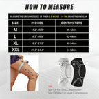 Flexible Knee Brace With Patella Support And Stabilizer Fit