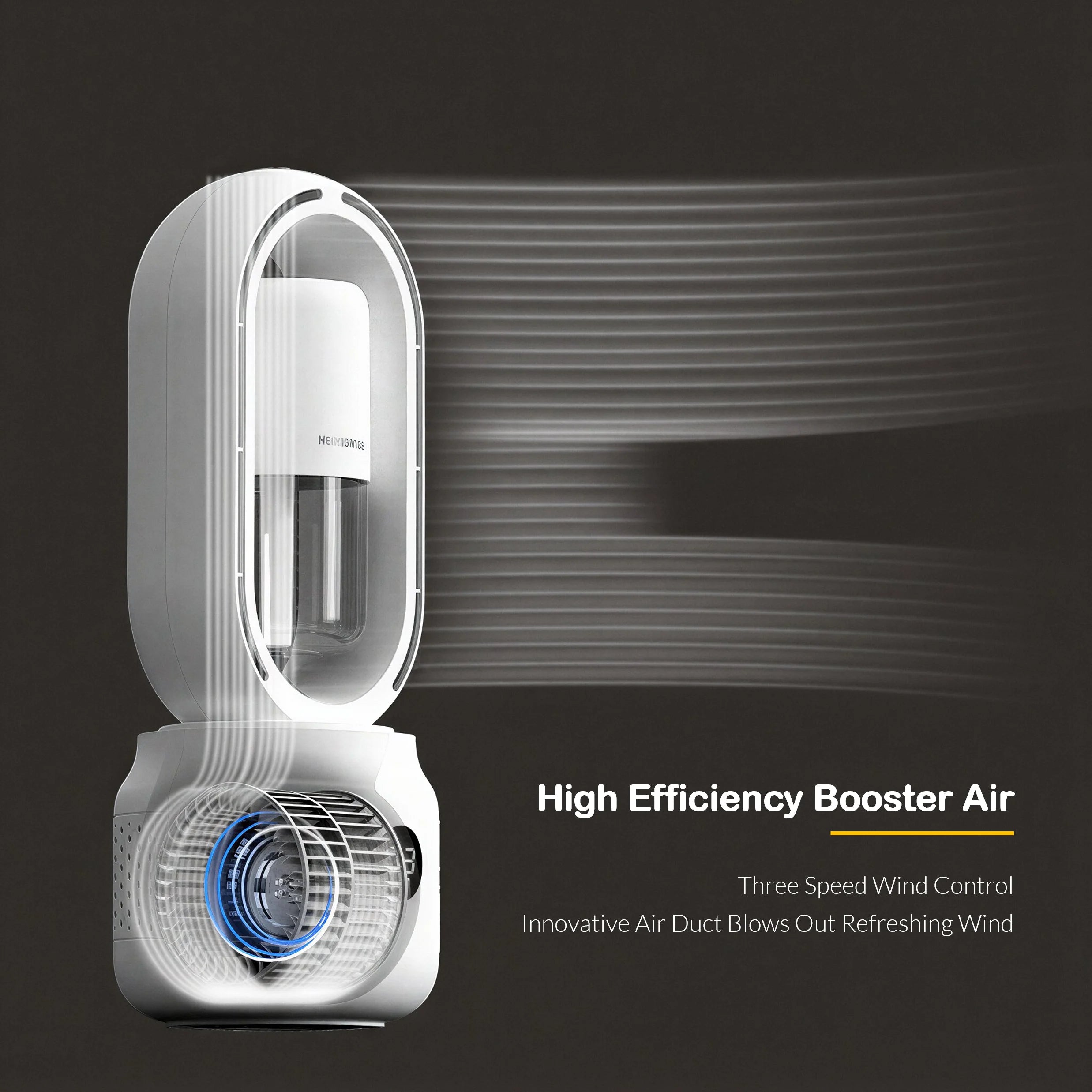 Portable Rechargeable Bladeless Water Cooler With Mist Sprayer