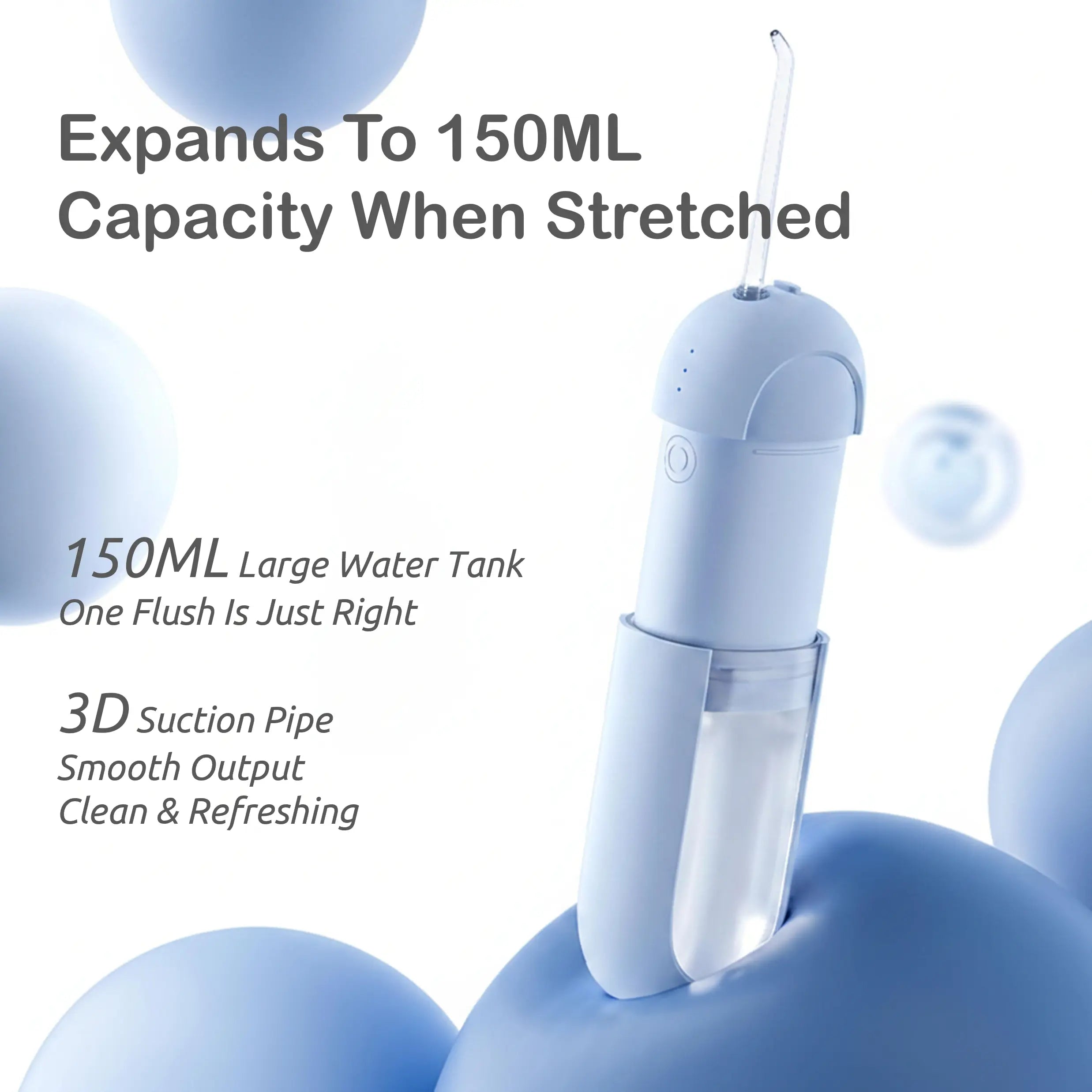 LANSON 310 IPX7 Portable Electric Oral Care Irrigator Water Flosser