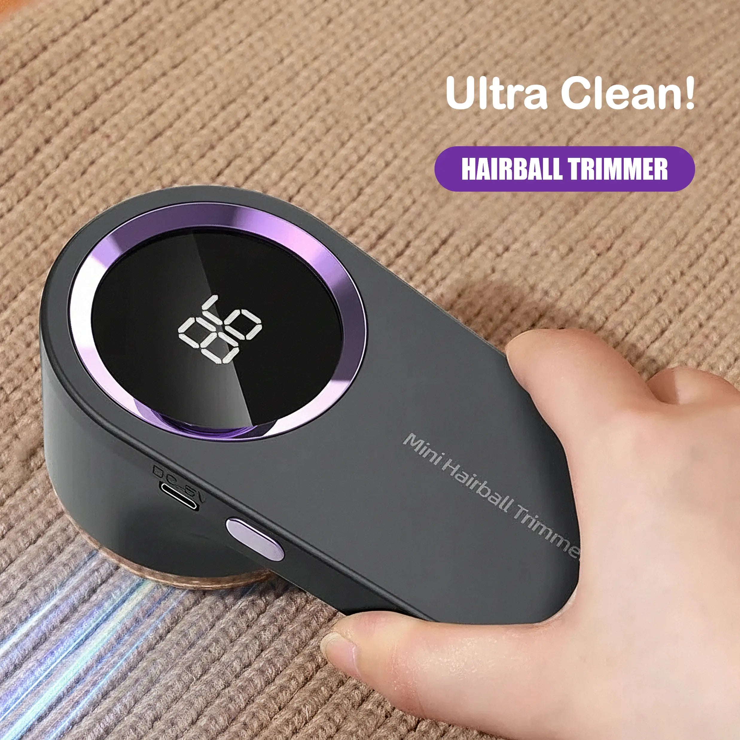 Portable Electric Lint Remover With Intelligent Digital Display