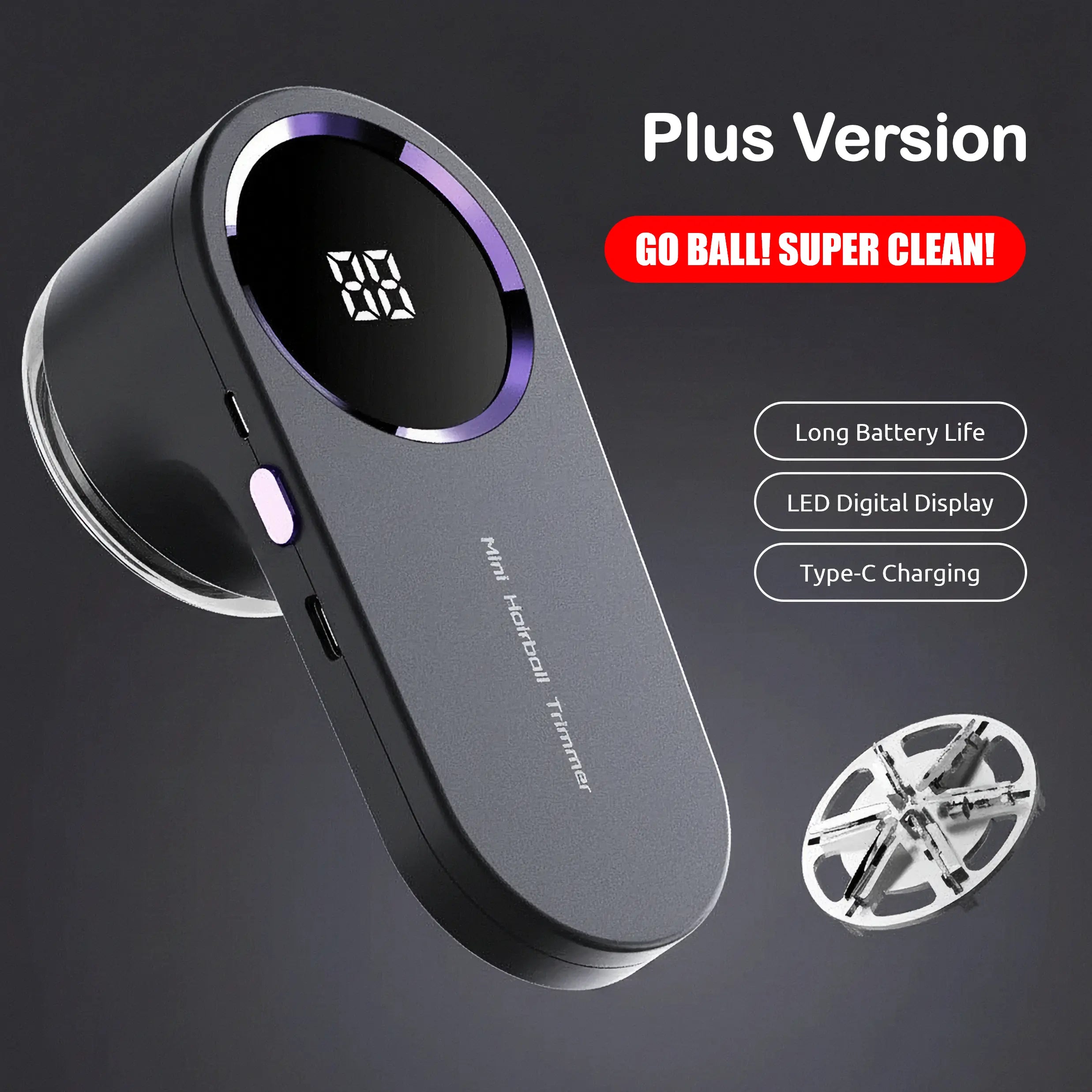 Portable Electric Lint Remover With Intelligent Digital Display