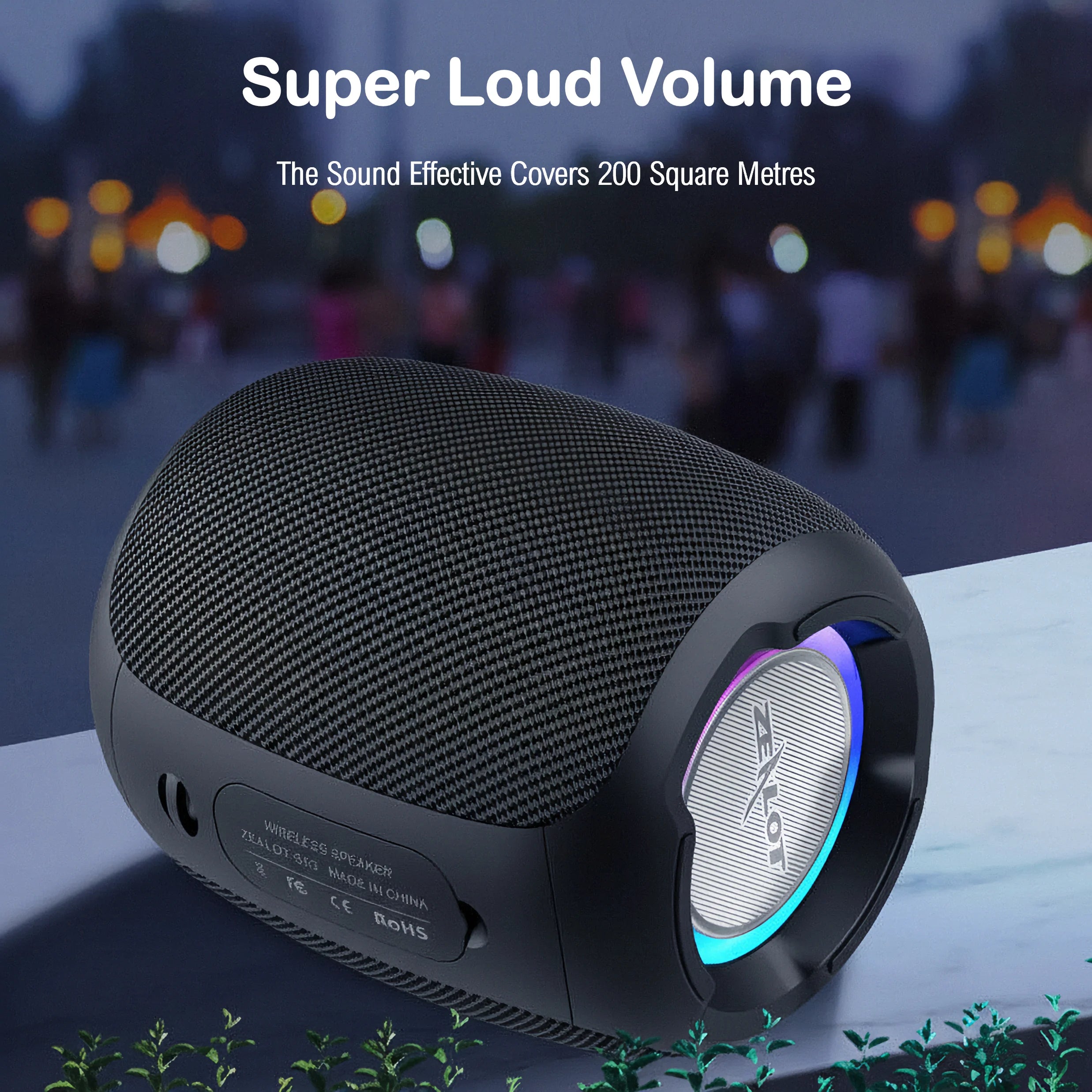 Zealot S53 Portable Bluetooth Speaker With Waterproof Design