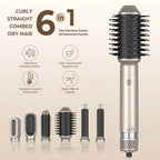 6 In 1 Hair Dryer Brush And Volumizer For Salon Style Results