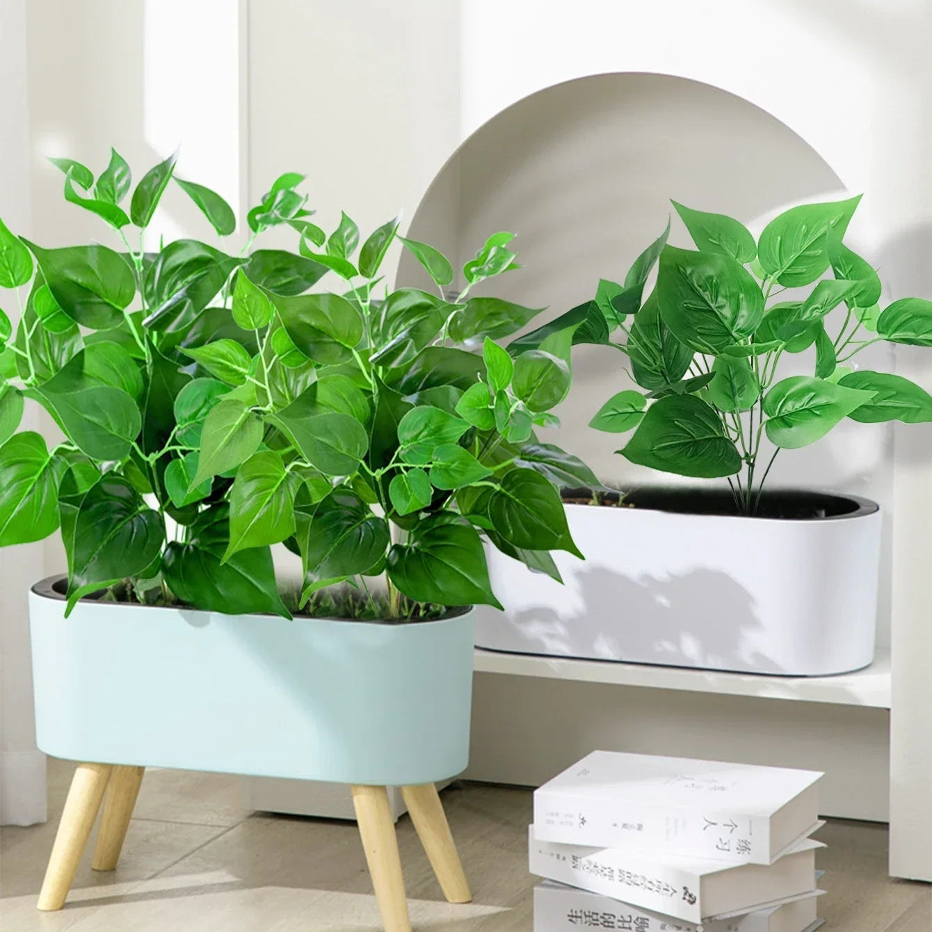 Dlight Decor 50cm Scindapsus Green Plant for Indoor Floor Display