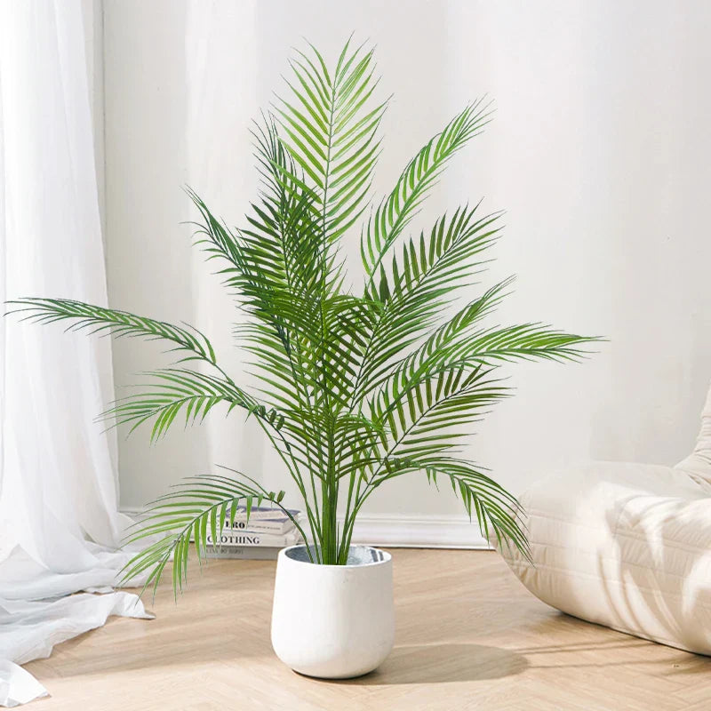Dlight Decor 88 Cm Tropical Palm Fern Branch With Real Touch Leaves