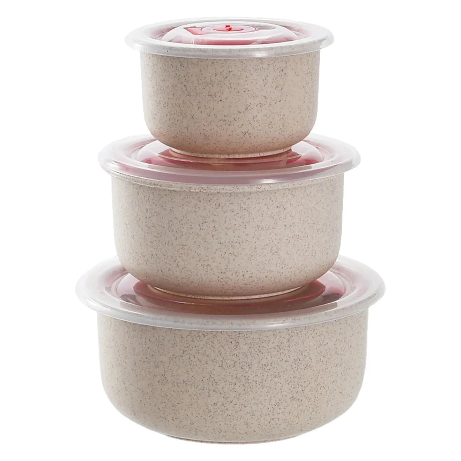 Bento Food Storage 3 Containers – Microwaveable Meal Prep Box