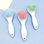 Handheld Silicone Face Scrubber Brush For Gentle Deep Cleansing