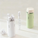 4 In 1 Travel Dispenser Bottles & Toiletry Containers With Labels