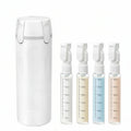 4 In 1 Travel Dispenser Bottles & Toiletry Containers With Labels