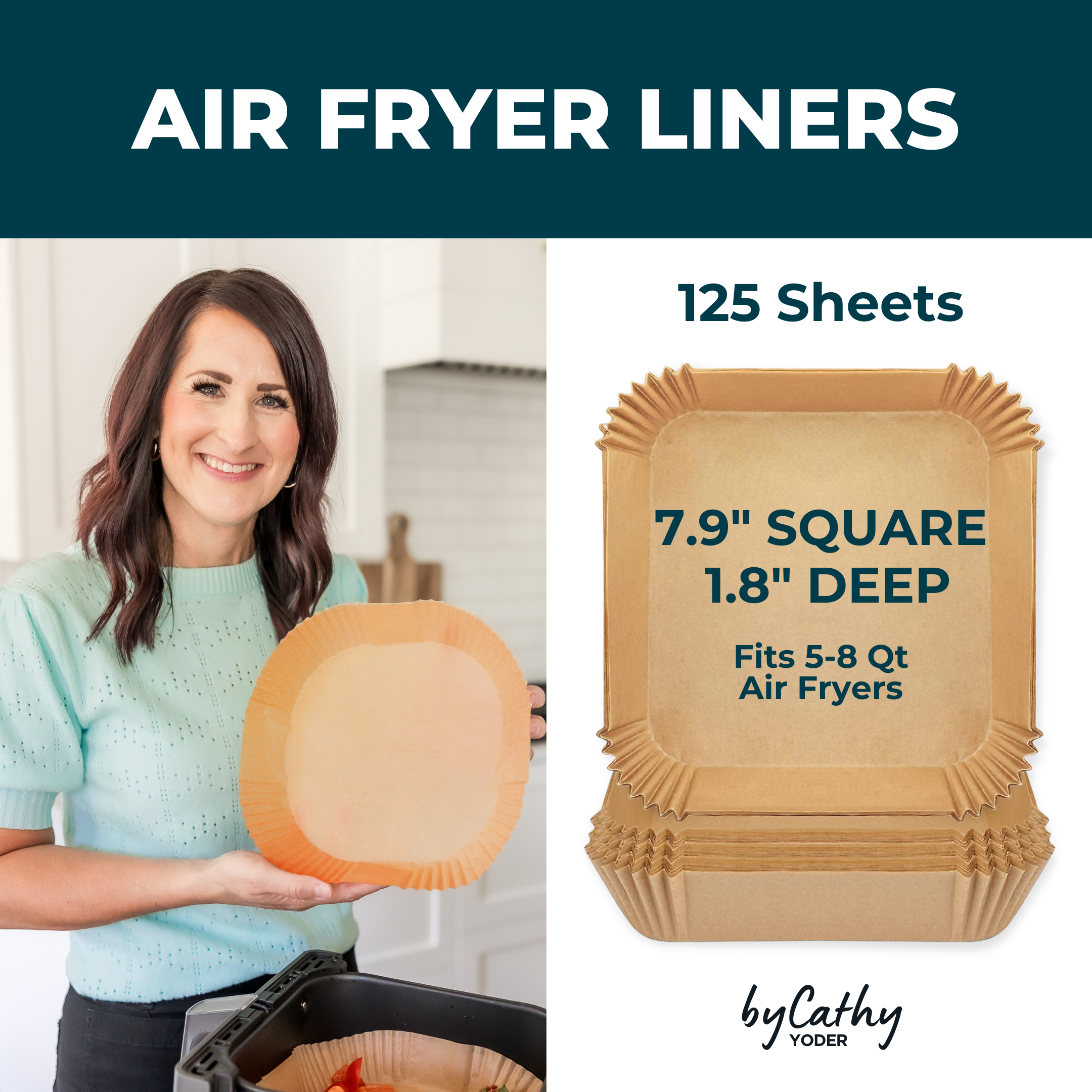 Premium Disposable Air Fryer Paper Liners By Cathy Yoder