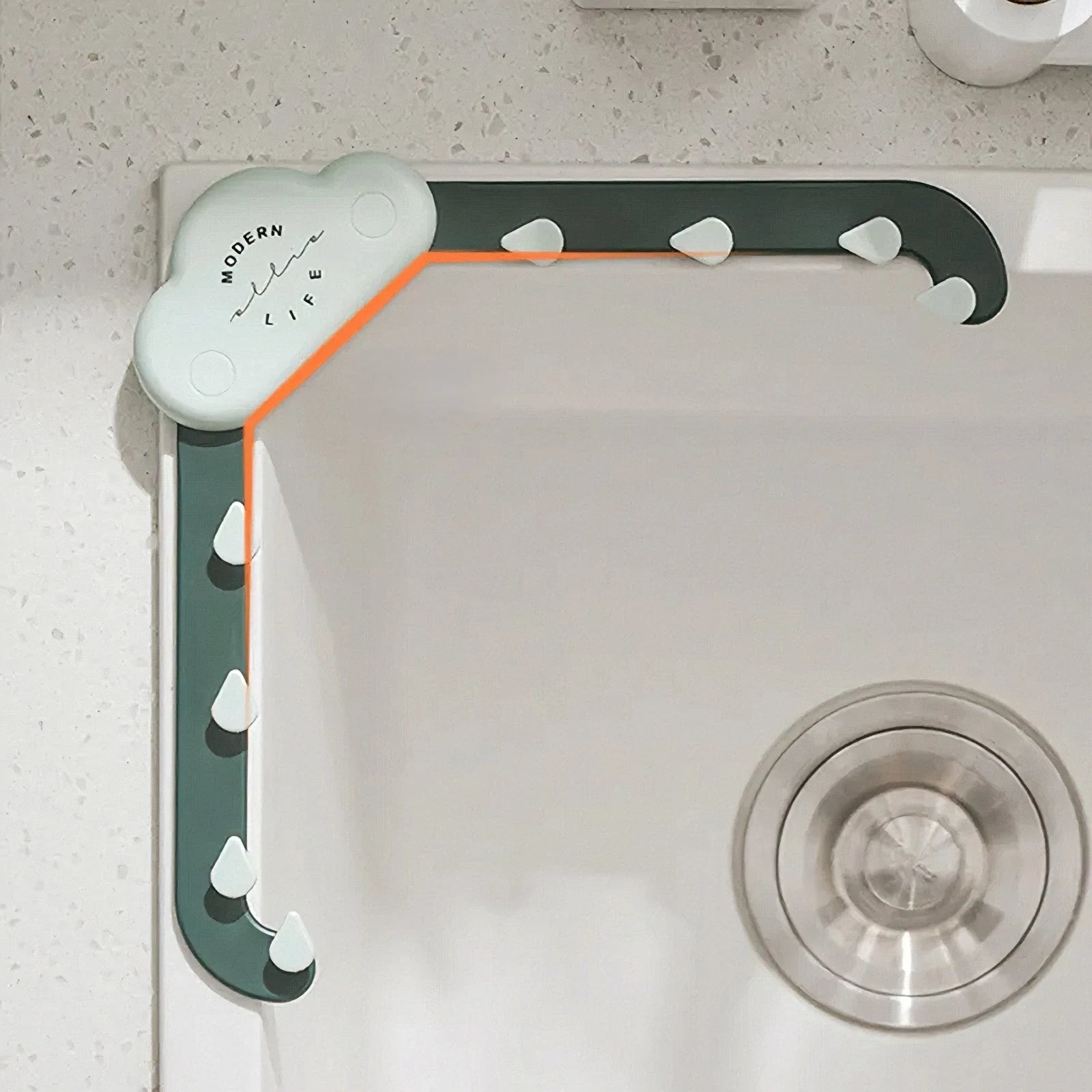 Creative Sink Drain Rack With Disposable Filter For Easy Cleaning